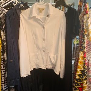 White blazer jacket